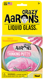 Crazy Aaron's Thinking Putty Liquid Glass: Rose Lagoon