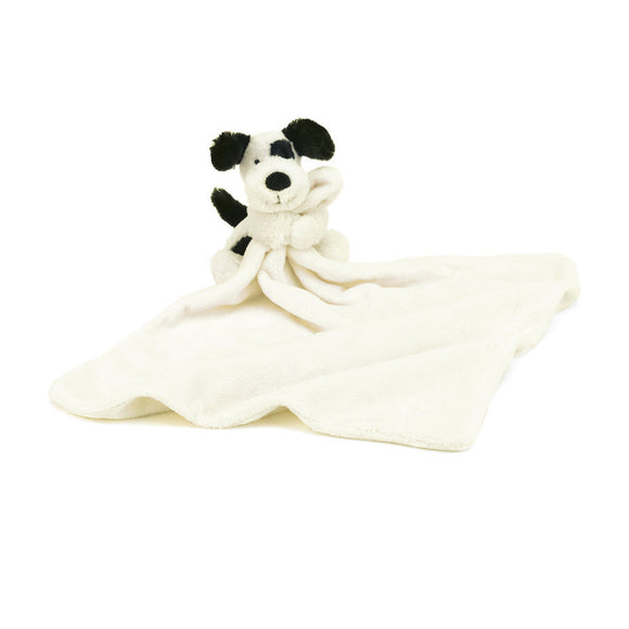 Little Jellycat Bashful Black and Cream Puppy Soother 14