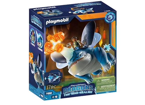 Playmobil Dragons Nine Realms:  Plowhorn & D'Angelo 71082