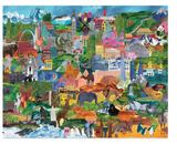 Crocodile Creek 1000 Piece Puzzle: World Collage