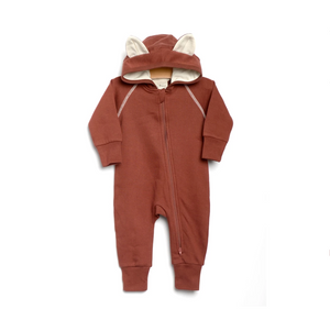City Mouse Fox Hooded Romper