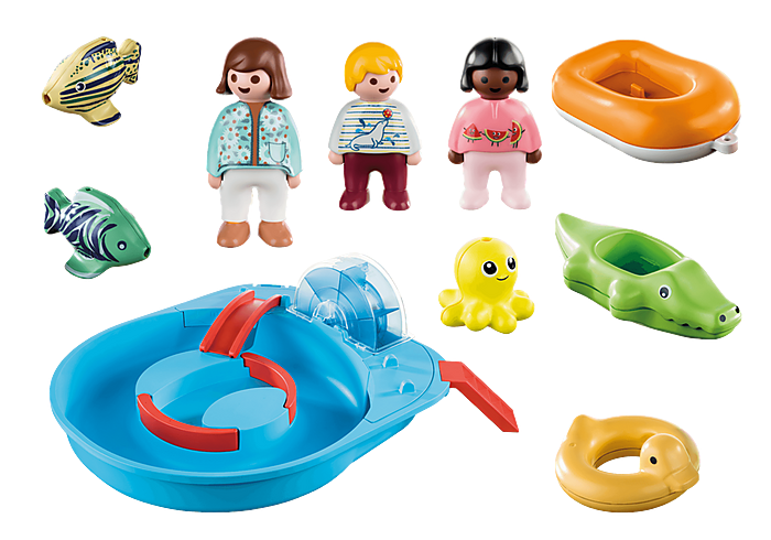  Playmobil 1.2.3 Aqua Water Slide with Sea Animals