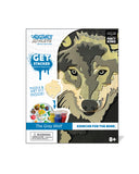 Begin Again Get Stacked Paint & Puzzle Kit - Gray Wolf