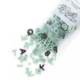 The Type Set Co. - Soft Magnetic Letters 1" Sans Serif - Indy Green