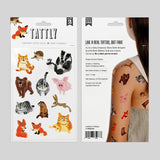 Tattly Sheet Furry Friends Tattoos