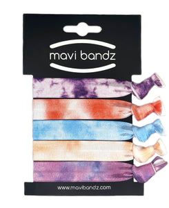 Mavi Bandz Knot Hair Ties - Tie Dye Hair Ties