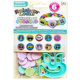 Rainbow Loom® Bracelet Buttons - Trendy