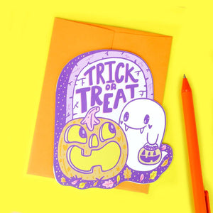 Turtle's Soup Greeting Card - Trick or Treat