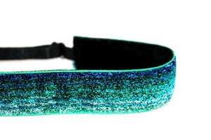 Mavi Bandz Headband - Turquoise Ombre Sparkle