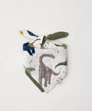 Little Unicorn® Cotton Muslin Reversible Bandana Bib 2 Pack: Dino Friends