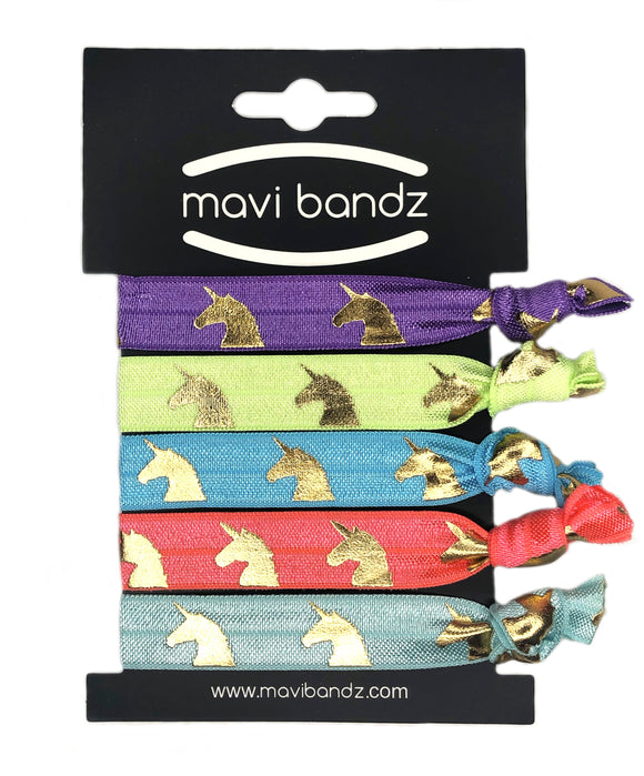 Mavi Bandz Knot Hair Ties - Unicorn Hair Ties