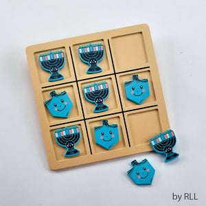 Rite Lite, Ltd - Chanukah Wood Tic-Tac-Toe Game