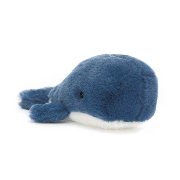 Jellycat Wavelly Whale Blue 6