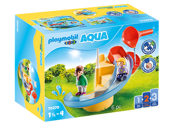 Playmobil 1.2.3 Aqua: Water Slide