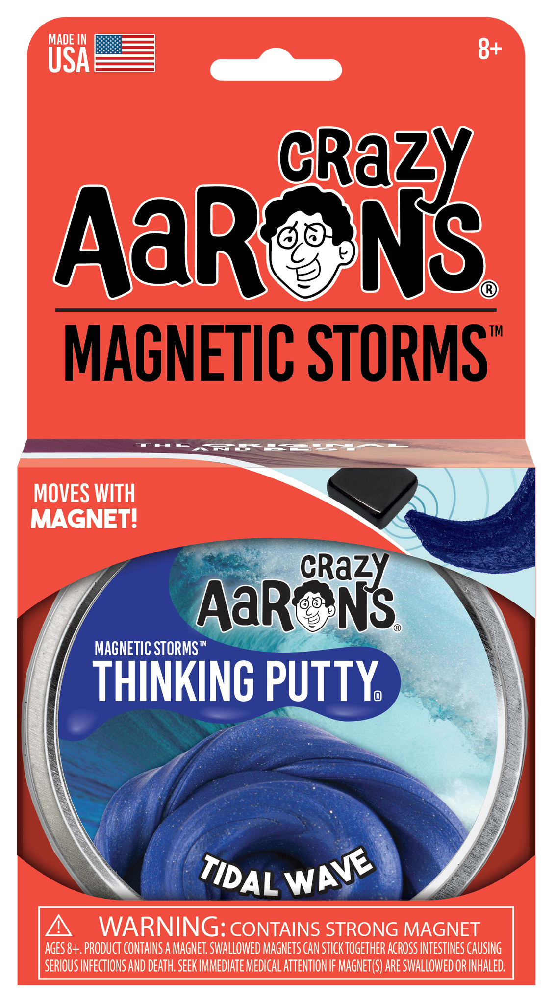 Crazy Aaron s Thinking Putty Magnetic Storms Tidal Wave Growing