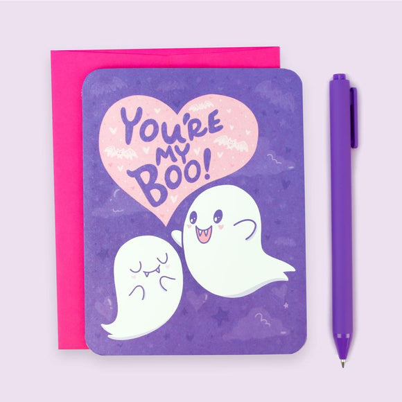 Turtle's Soup Greeting Card - You're My Boo