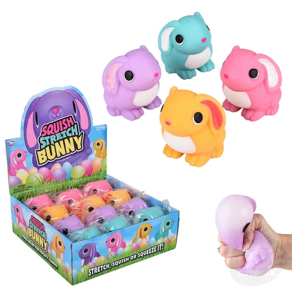 The Toy Network Squish And Stretch Gummi Bunny 3.25