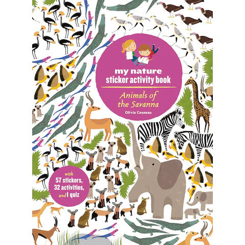 My Nature Sticker Activity Book: Animals of the Savannah