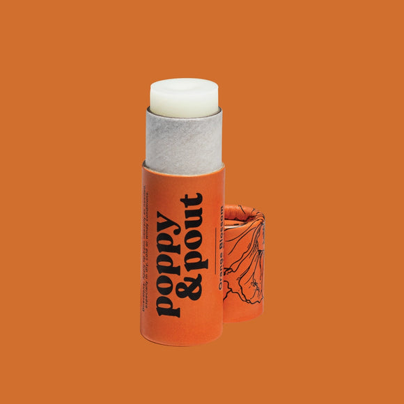 Poppy & Pout Lip Balm: Orange Blossom