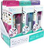 Bright Stripes Spa*rkle Dual Tip Nail Pen