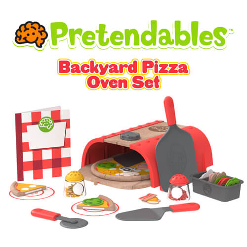 Fat Brain Pretendables Backyard Pizza Oven Set