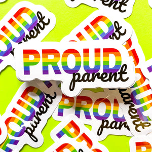 Proud Parent LGBTQIA+ Sticker