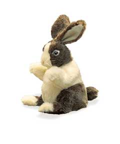 Folkmanis® Hand Puppet: Baby Dutch Rabbit