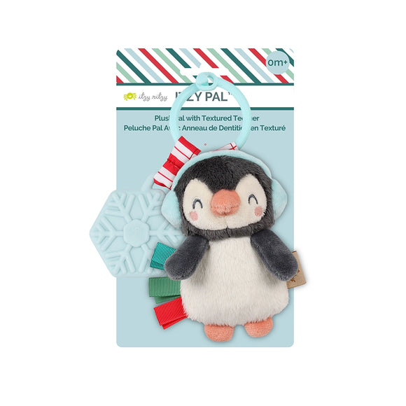 Itzy Ritzy Holiday Penguin Itzy Pal™ Plush + Teether