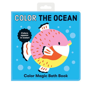 Mudpuppy Color Magic Bath Book - Color the Ocean