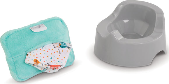 Corolle Dolls Potty and Baby Wipe