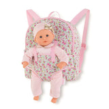Corolle Dolls Baby Doll Carrier Backpack Floral