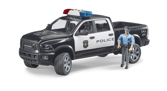 Bruder RAM 2500 Police Pick-Up Truck with Police Officer