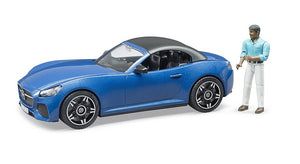 Bruder® Roadster with Driver in Blue