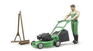 Bruder® Gardener with Lawn Mower