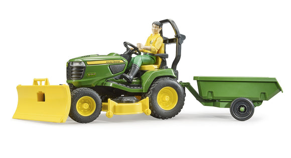 Bruder® John Deere Lawn Tractor with Trailer