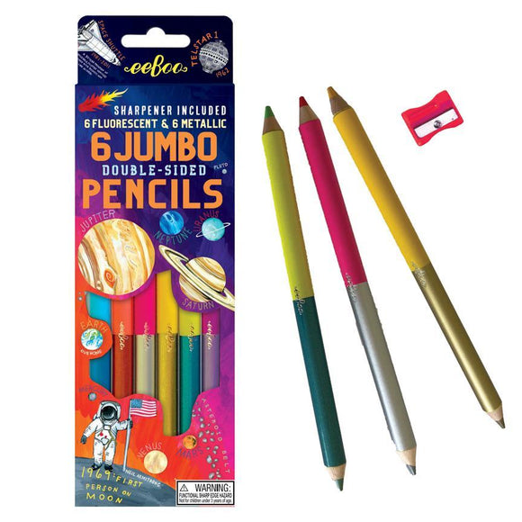eeBoo Jumbo Color Pencils Solar System