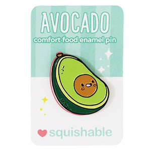 Squishable® Enamel Pin: Avocado