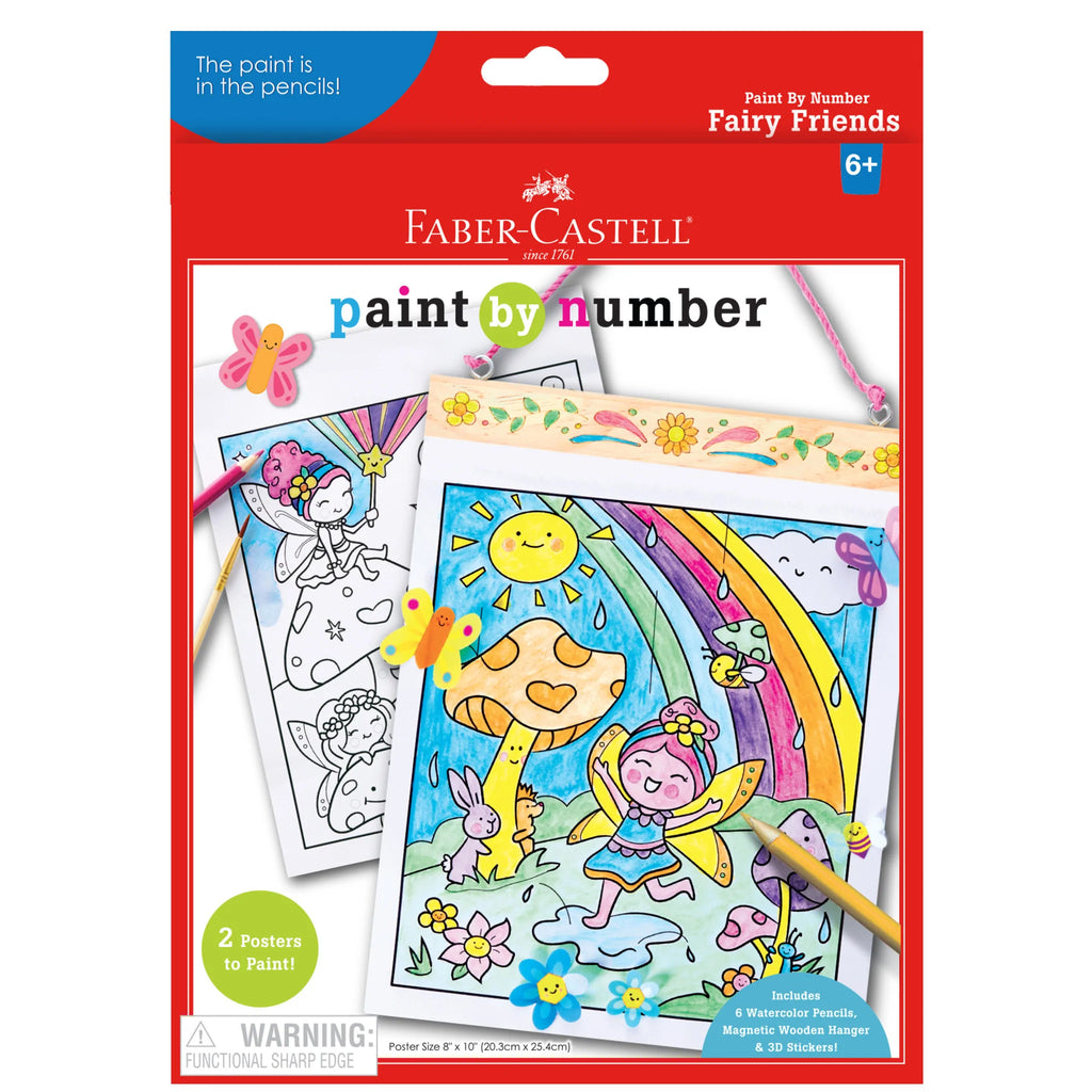 Faber-Castell Paint by Number for Kids: Fairy Friends – Growing