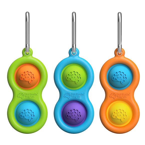 Fat Brain Toys Simpl Dimpl Keychain - Colorful
