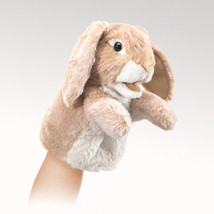 Folkmanis® Hand Puppet: Little Lop Rabbit
