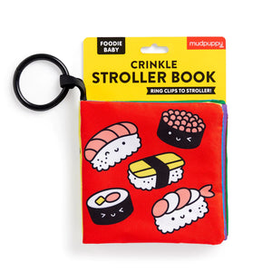 Mudpuppy Crinkle Fabric Stroller Book: Foodie Baby