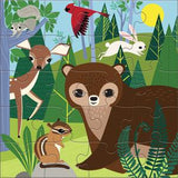 Mudpuppy Magnetic Puzzles - Forest Night & Day