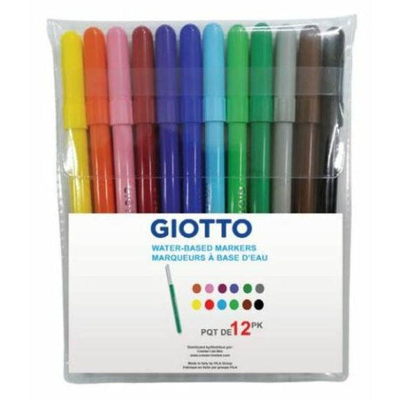 Giotto Water-Based Markers - Set of 12