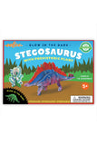 eeBoo Glow-in-the-Dark 3D Dinosaurs with Prehistoric Plants
