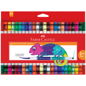 Faber-Castell 24 ct Duo Tip Washable Markers