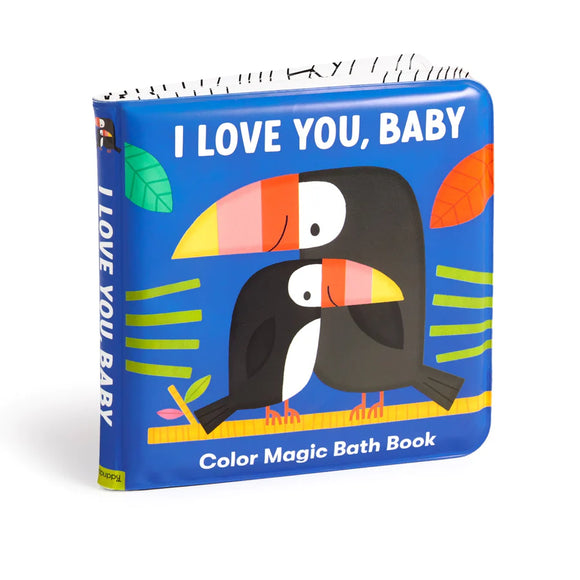 Mudpuppy Color Magic Bath Book - I Love You, Baby