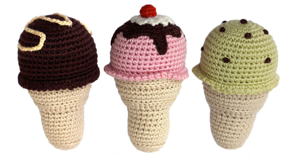 Cheengoo Rattle Ice Cream Cone