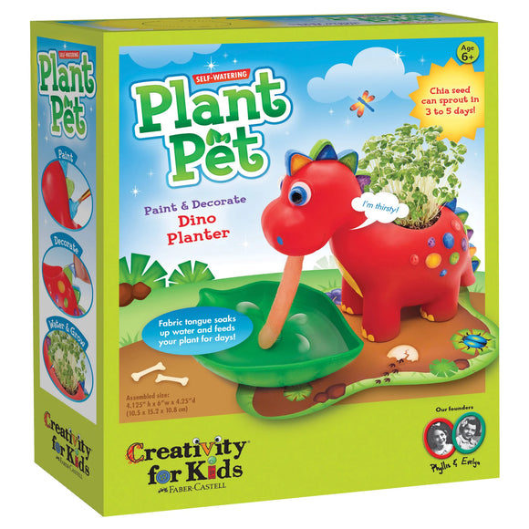 Creativity for Kids: Self-Watering Plant Pet Dino