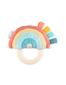 Itzy Ritzy Ritzy Rattle Pal™ Plush Rattle Pal + Teether - Rainbow