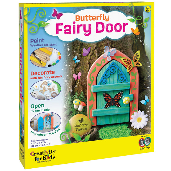 Creativity for Kids: Butterfly Fairy Door